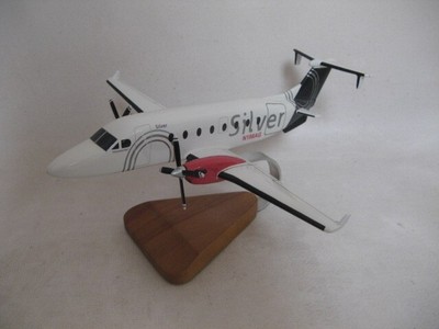 Beechcraft Beech 1900 D Silver Airways Airplane Desktop Model