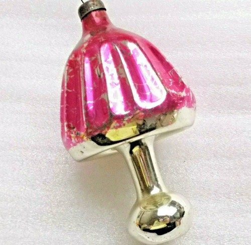 Antiker Russen Christbaumschmuck Glas Weihnachtsschmuck Ornament Old Floor Lamp - 第 1/5 張圖片