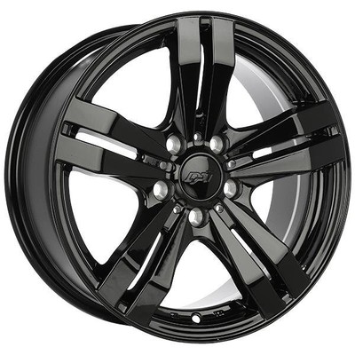 17 Inch Black Alloy Wheel Rim for 2005-2009 Jaguar Super, DAI22 17x7.5 5x108