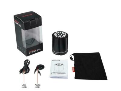 Enermax StereoSGL 4 Watt Bluetooth Wireless LED Speaker - Black