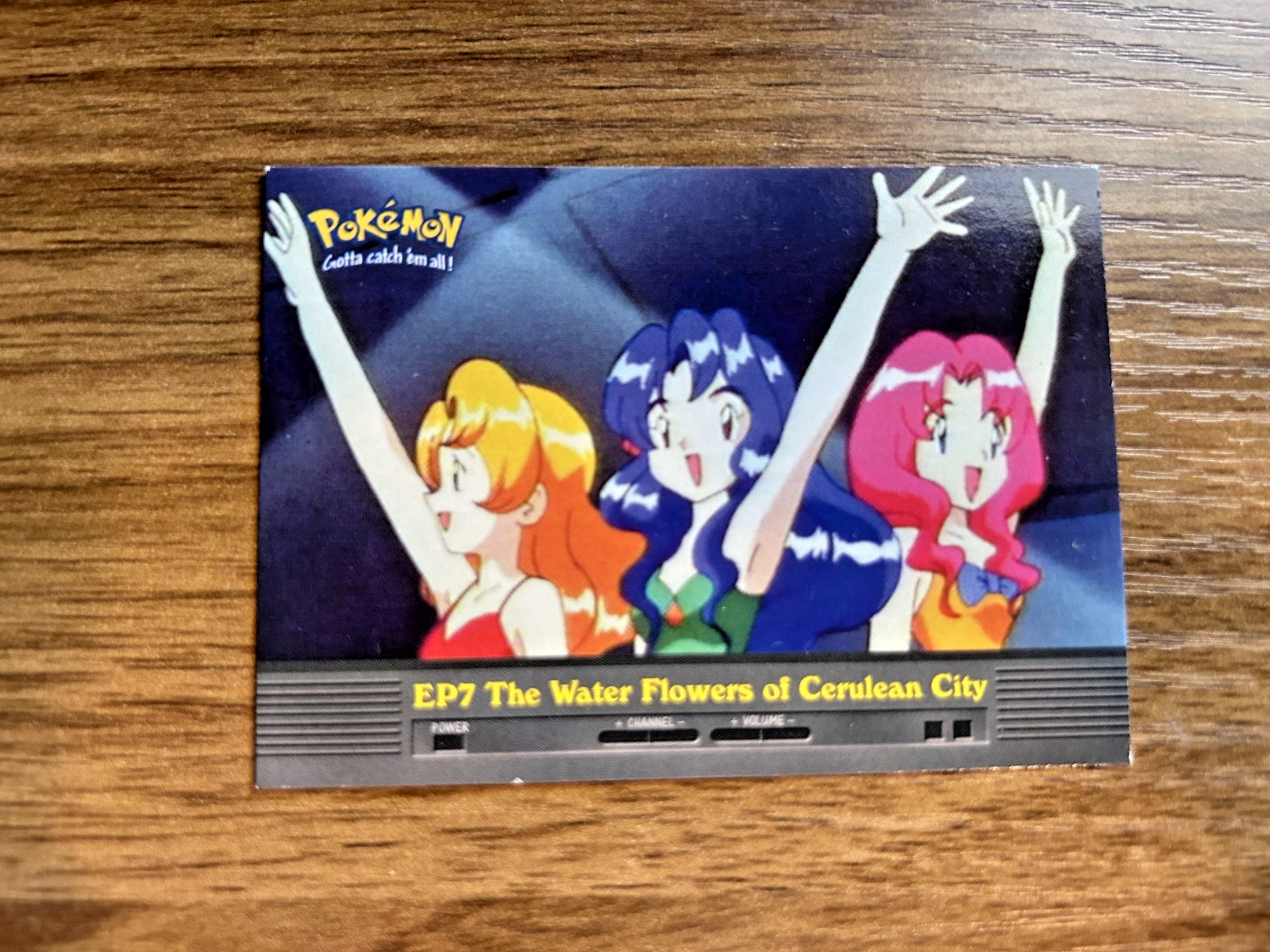 EP7 The Water Flowers of Cerulean City TV Animation Edition - Pokemon Topps Card