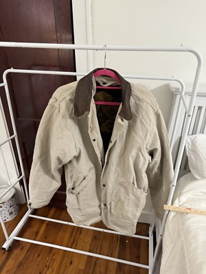 ジャケット・アウター Woolrich Leather Collar Field Coat s-l400.jpg