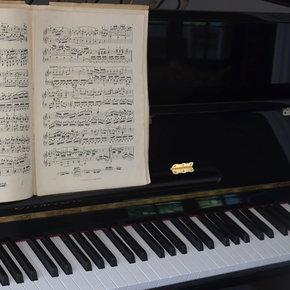 6 Pcs Copper Piano Music Stand Hinge Case Musical Instrument Hinges eBay