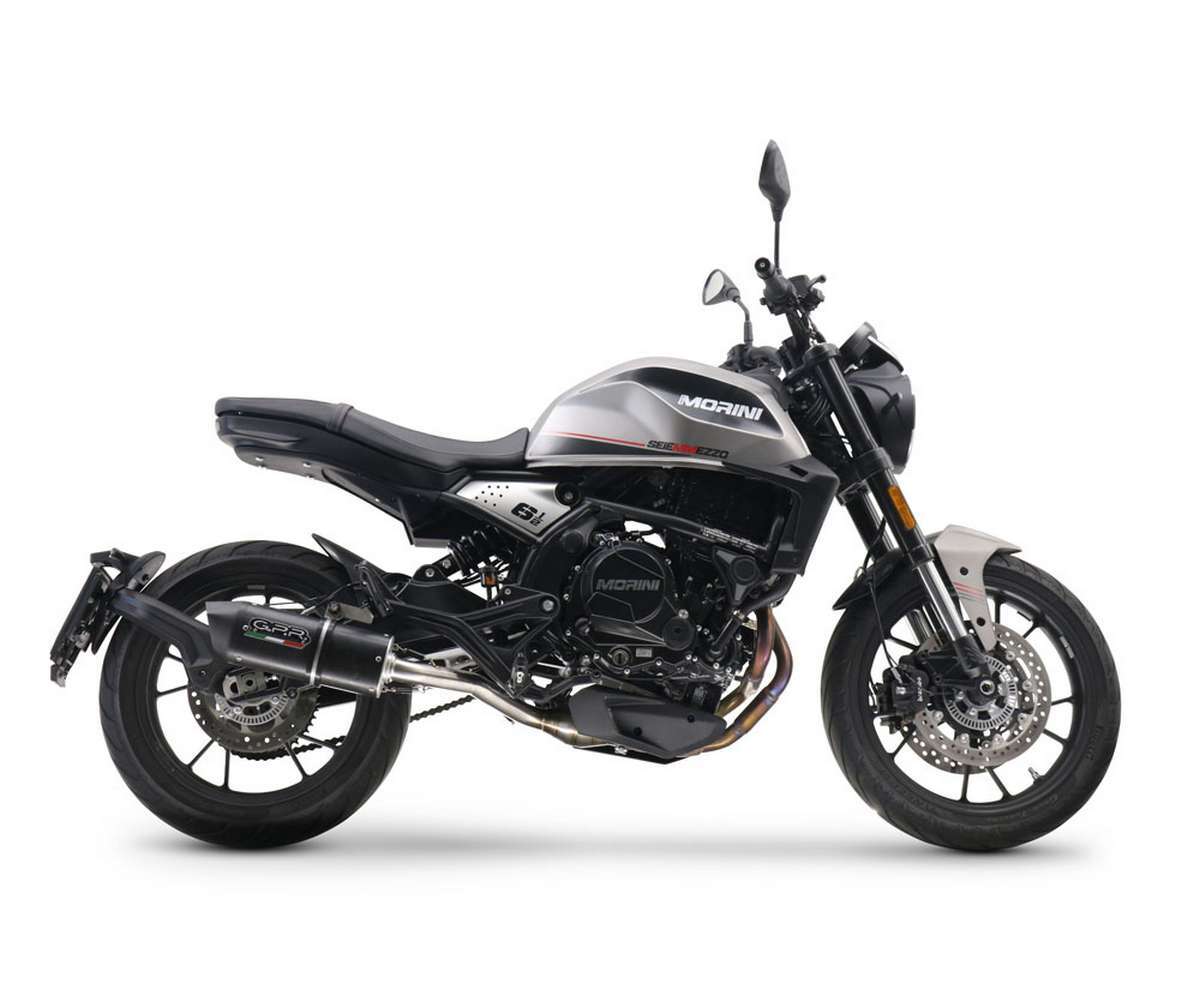 semi-complete Exhaust GPR FuroEvo4 Nero Appr Moto Morini Seiemezzo Str 2022 2024
