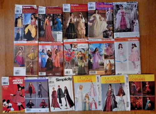 Misses, Women's Costume Patterns - U Pick - New and Uncut