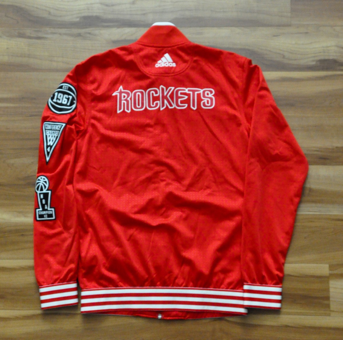 Houston Rockets Adidas Jacket Warmup On-Court 15-16 Red NBA Men S