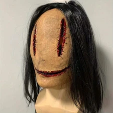 Halloween Scary Creepy Mask Realistic Horror Cosplay Costume Prop Party Decor