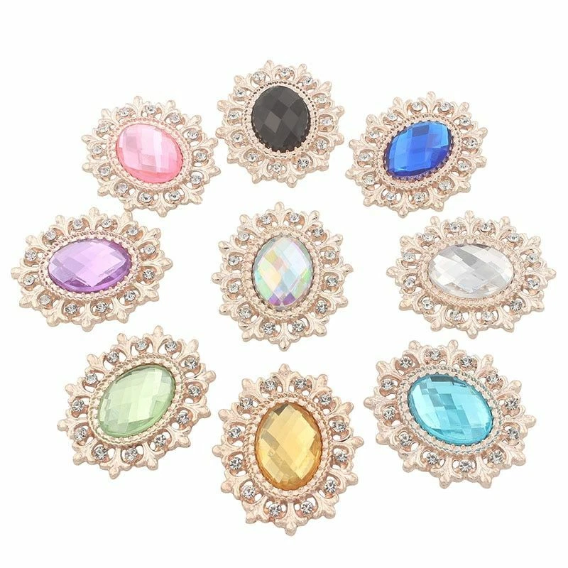 Rhinestone buttons sale for clothing