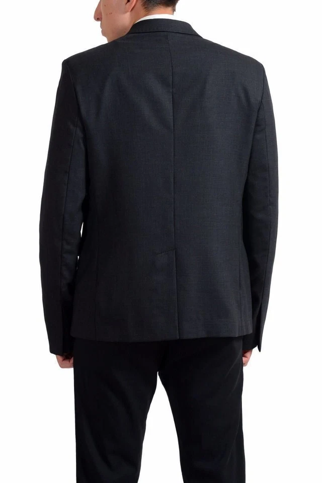 Blazer para hombre C'N'C National Collection 100 % lana gris un botón EE. UU. 42 IT 52 Foto 2 de 4