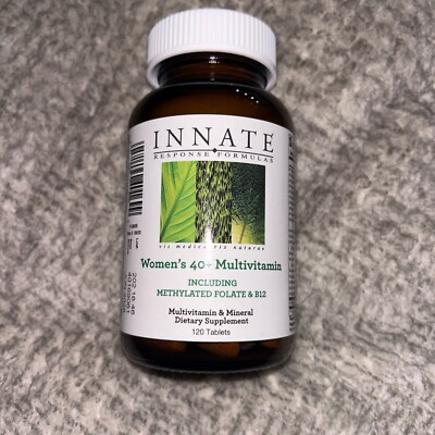 Innate ~ Women s 40+ Multivitamin Including Methylated Folate & B12~ 120tabs
