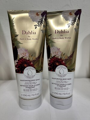 x2 Bath & Body Works Dahlia Moisturizing Body Wash 296 ml