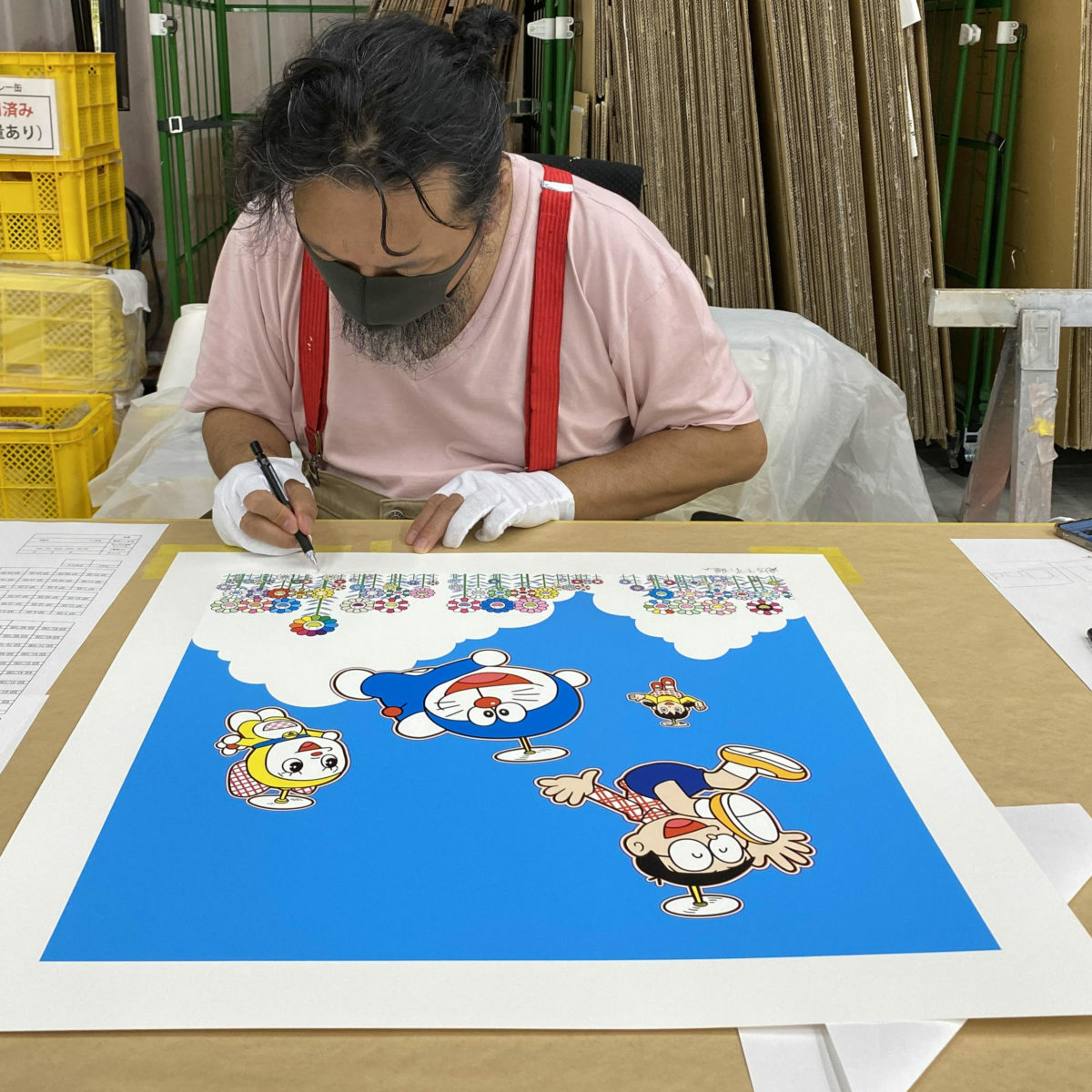 ドラえもん わーい！ED300 Takashi Murakami ドラえもん わーい！ED300 Takashi Murakami