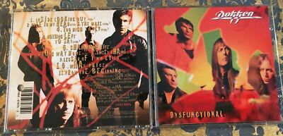 Dokken Dysfunctional CD : Sony May 1995 ~ Hard Rock, American Glam Metal Band