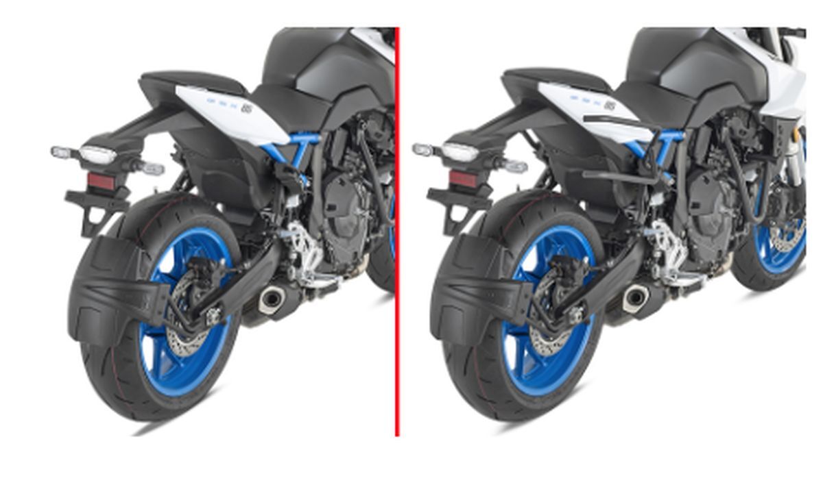 Écarteur de sacoche Kappa Suzuki GSX-8S pour éviter le frottement pneu