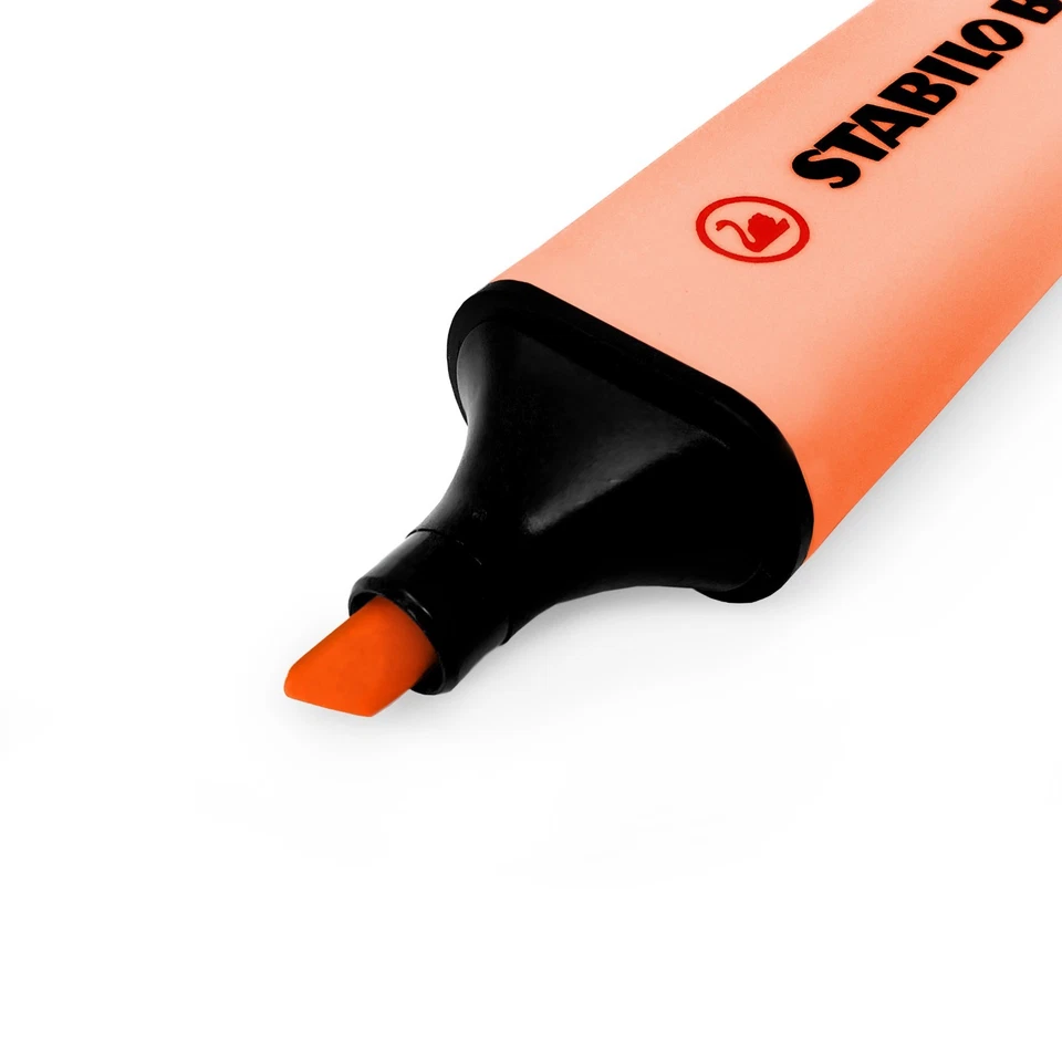 STABILO Boss Original Pastell Textmarker Marker Stifte – Pack 10 – Pfirsich - Bild 3 von 4