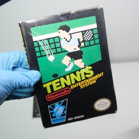 Nintendo NES Tennis Game PAL Hangtab CIB Complete