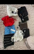 MOTEL Women&rsquo;s Clothing Job Lot Bundle With Tags &ndash; Ribbed Top, Slip Dress