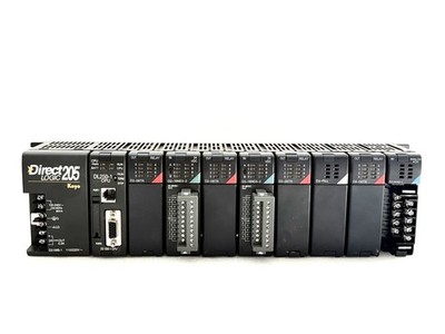 KOYO DIRECT LOGIC 205 MODEL D2-09B-1 SPS CONTROLLER WITH DL250-1 CPU AND MODULE