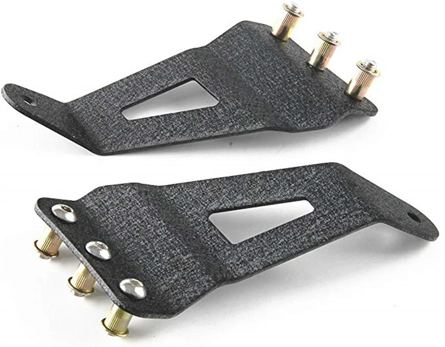2PCS Light Bar Mounting Brackets Holder  Black For 52" Curved Light Bar USA Ship - Image 2 of 4