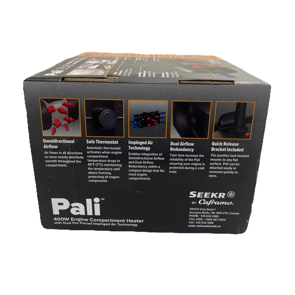 SEEKR by Caframo Pali 9510 400W -120VAC Engine Compartment Heater Boat Bilgesafe - Image 2 of 4