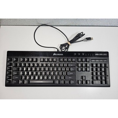 CORSAIR Gaming K55 RGB Wired Keyboard Black Backlit Rainbow Color-Changing