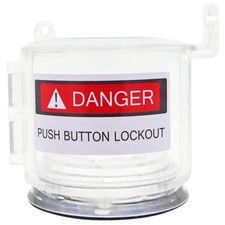 Emergency Stop Button Cover Lockout - Round 3 piece set - Round Type
