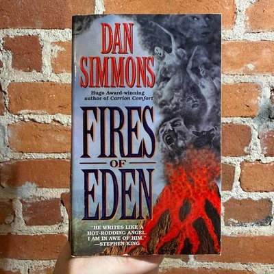 Fires of Eden - Dan Simmons - 1995 Harper Books Paperback - Rick Lieder Cover