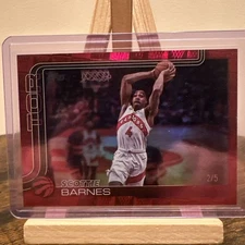2025-26 Topps Basketball Scottie Barnes Red Rainbow 2/5  Raptors #31 Color Match