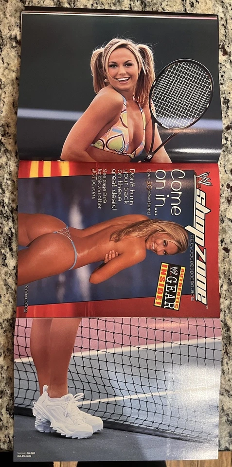 WWE Magazine July 2002 Brock Lesnar *Has Stacy Kiebler Poster* - Image 3 of 4