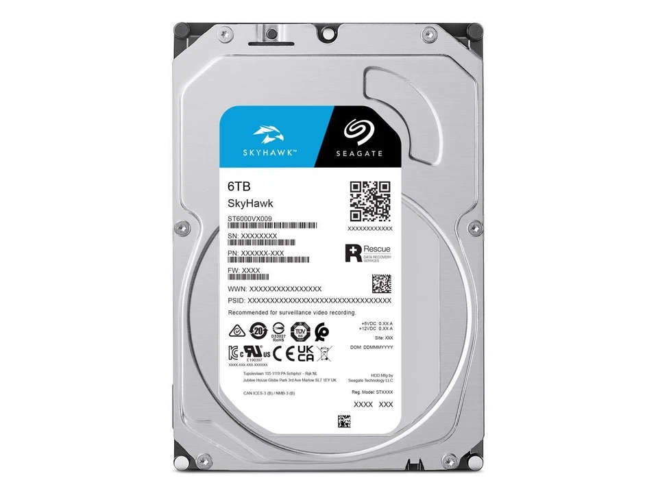 Seagate Skyhawk 6TB Video Internal HDD – 3.5 Inch SATA 6Gb/s 256MB Cache for - Image 4 of 4