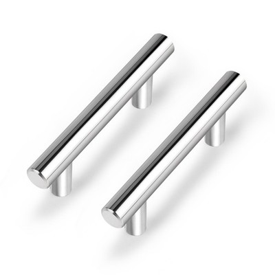 Probrico 30 Stück 2,5 Zoll Schublade aus Edelstahl modern poliert Chrom Schrank