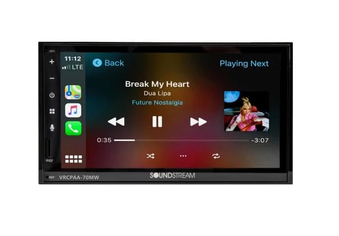 SOUNDSTREAM VRCPAA-70MW Double Din Car WIRELESS Android Auto Apple CarPlay 7" - Image 3 of 3