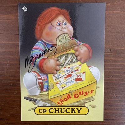 Good Guys UP CHUCKY Trading Card Artist Signed Michael Barnard