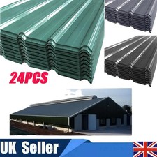 24X Metal Cladding Roof Corrugated Garage Carport Shed Roofing Panels Sheets