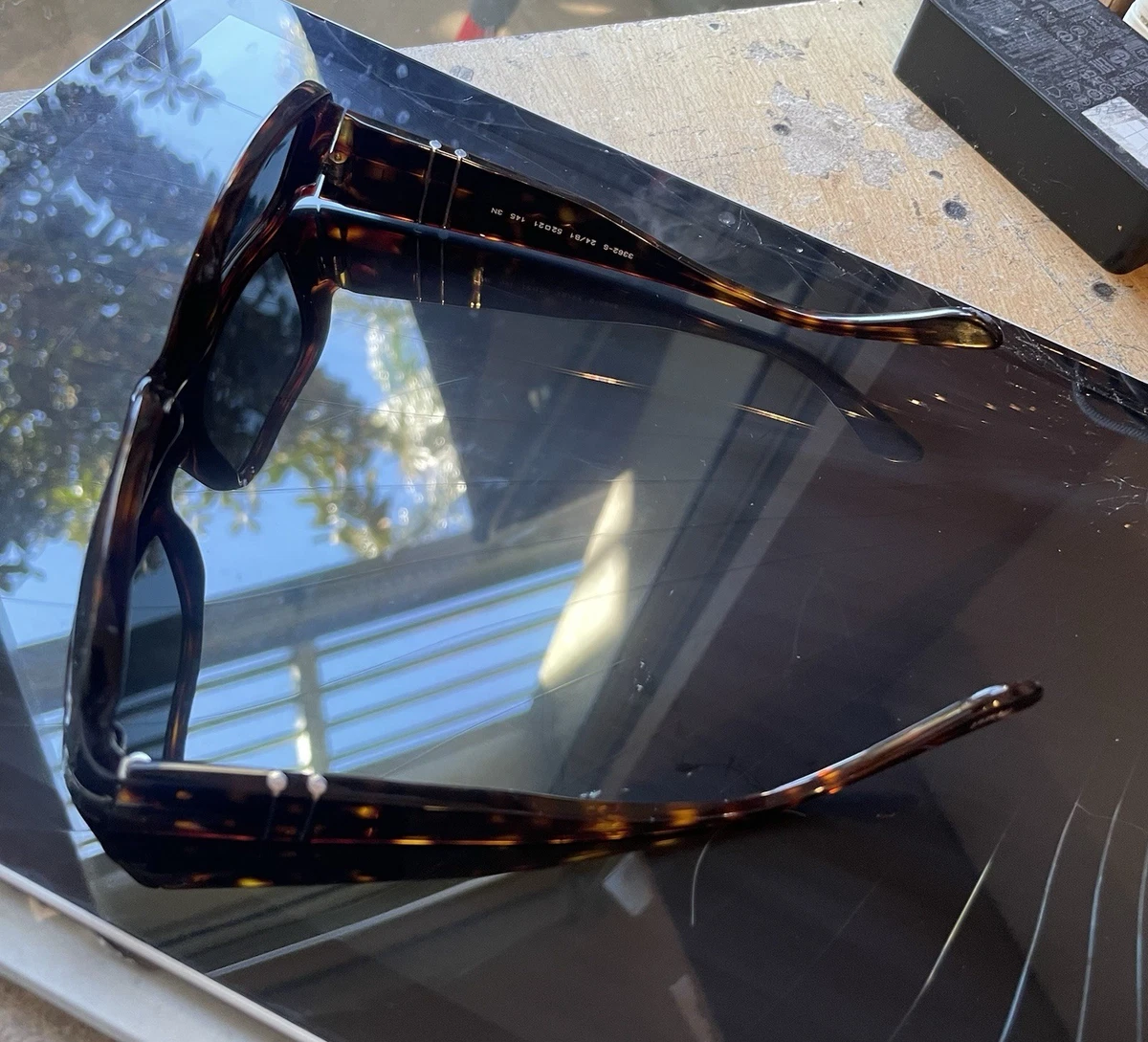 Persol 0PO3362S 121533 Brown/bright yellow / Brown Oval 52mm Unisex Sunglasses