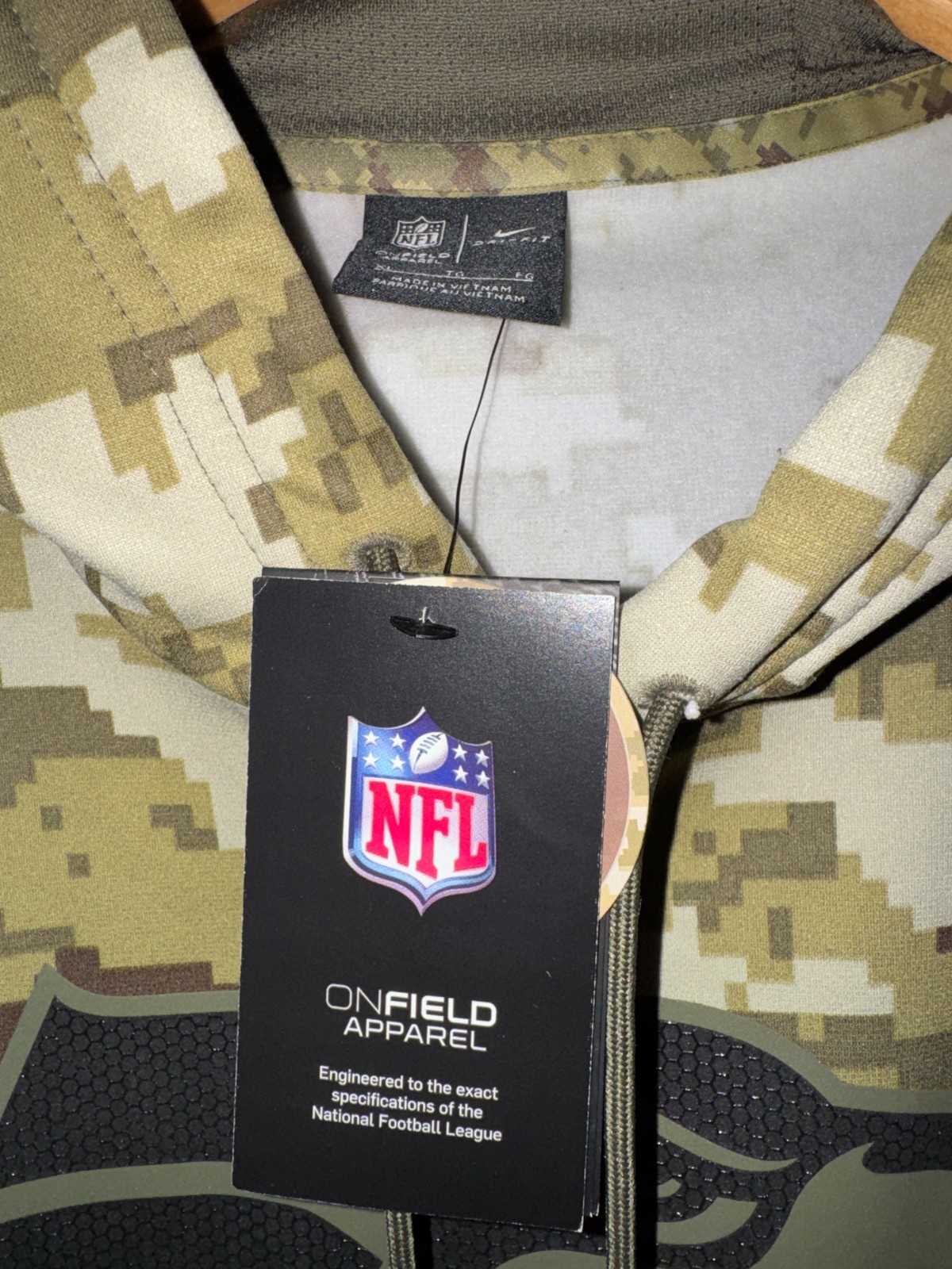 Nike Seattle Seahawks Team Issue Salute To Service Hoodie NFL Sideline Mens 2XL thumbnail 13