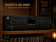 Ecualizador estéreo vintage SANSUI SE-2000 🌈RaRe🌈