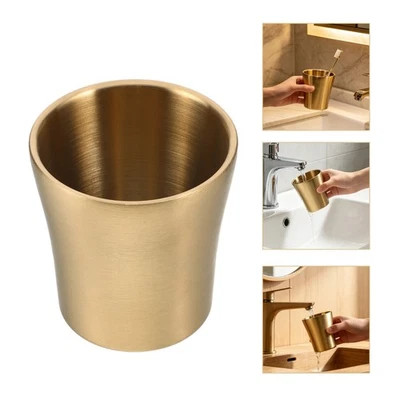 Metal Shot Glasses: 180 Ml/10.98 Inch Stainless Steel Mouth Rinse Cup Kids Oral - Image 1 of 4