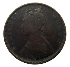Nr 4566 India British - 1/2 Anna 1862 - Victoria, KM# 468 geraltttt83