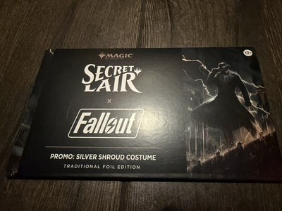 Magic The Gathering Secret Lair Fallout Silver Shroud Costume Promo  MTG