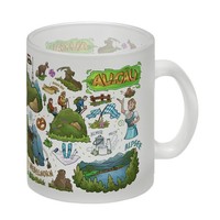AllgäU Pop Art Comic Glas Tasse