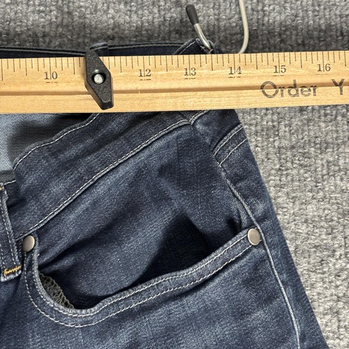 Eileen Fisher Jeans Womens 12 Dark Wash Stretch Organic Cotton Straight Leg - Picture 10 of 17