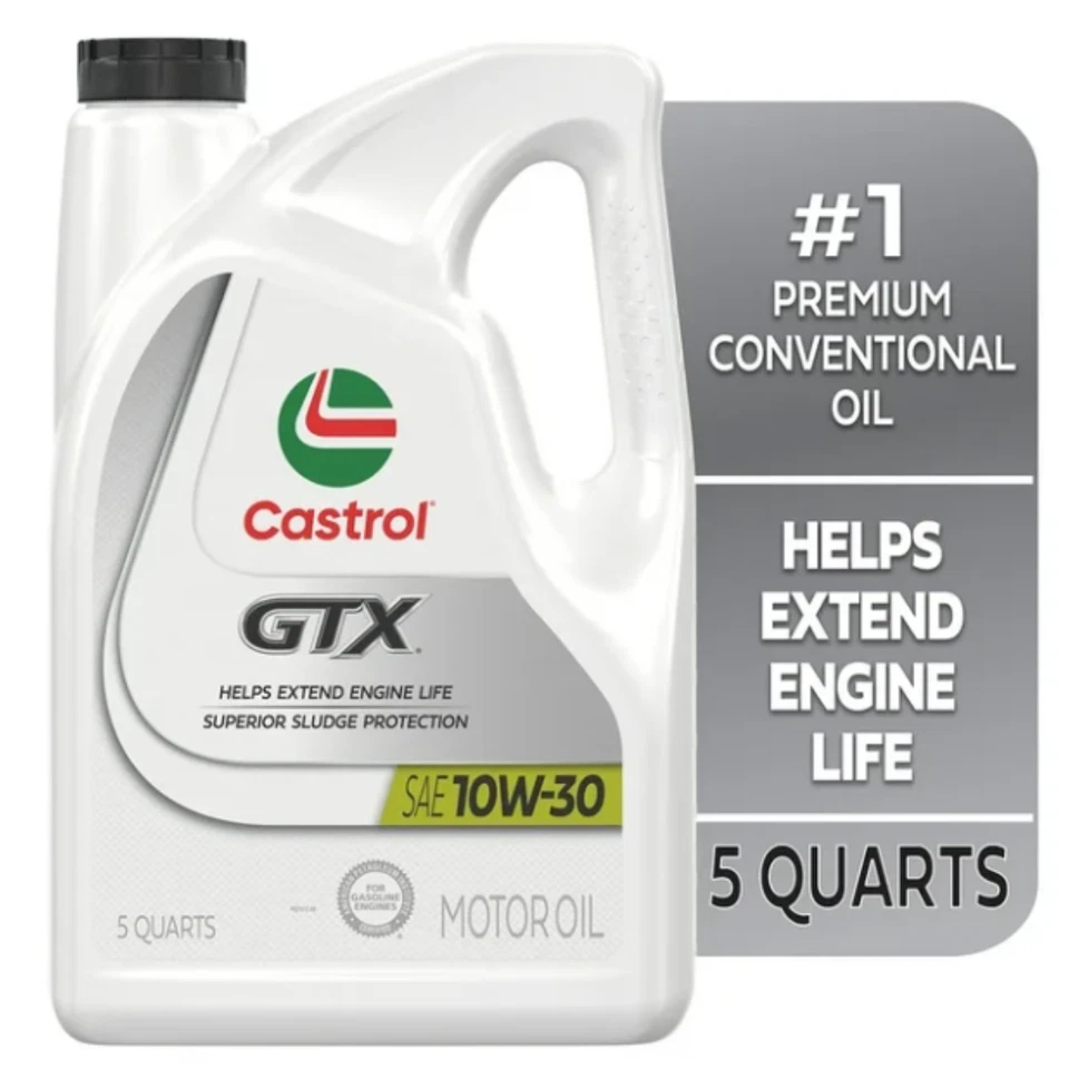 (3 pack) Castrol GTX 10W-30 Conventional Motor Oil, 5 Quarts - Image 4 of 4