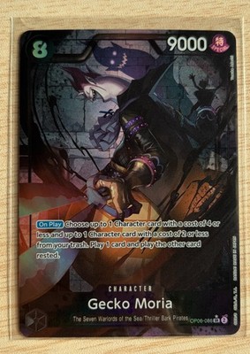 One Piece TCG OP06-086 Gecko Moria Alt Art Parallel English