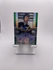2005-06 Upper Deck Black Diamond Gemography Emerald Martin St. Louis Auto 17/25