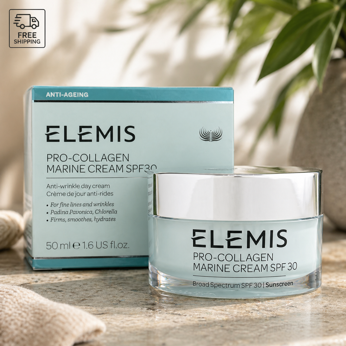 Elemis Pro-Collagen Marine Cream SPF30 1.6 oz / 50 ml AUTHENTIC