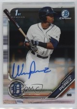 2019 Bowman Chrome Prospects Auto Wenceel Perez #CPA-WP Auto 19bb