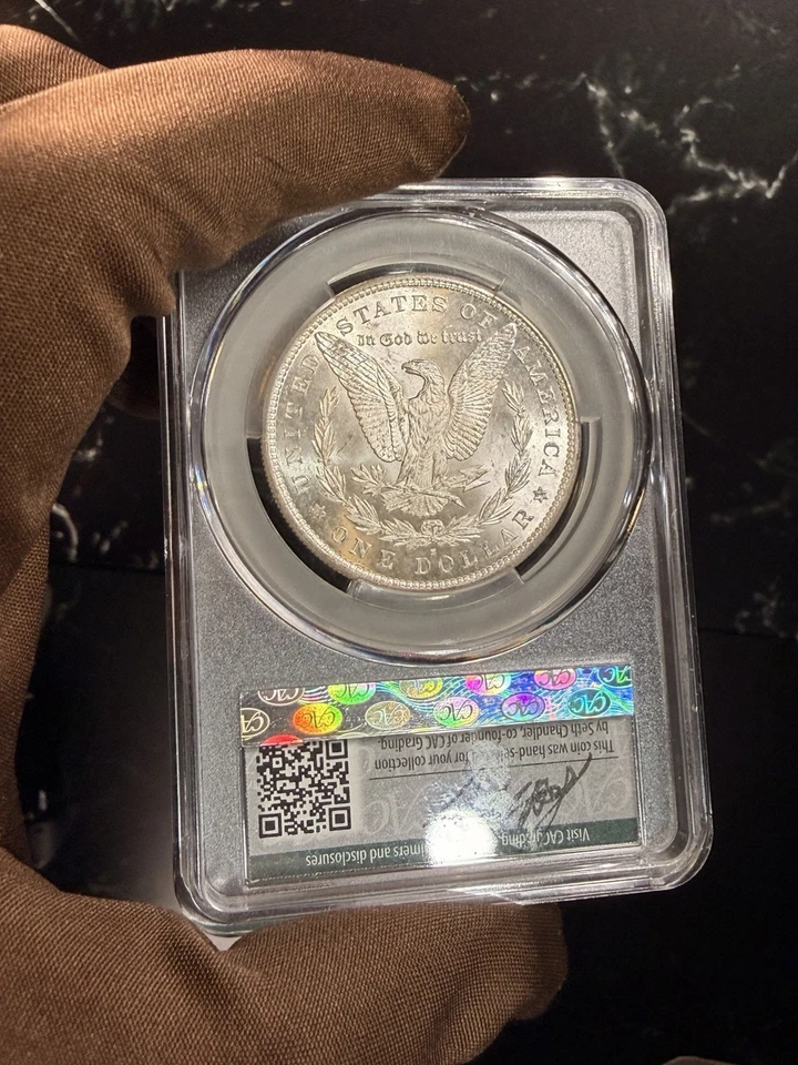 1879-S Morgan Silver Dollar – PCGS MS66 CAC – Witter Brick Pedigree – Gem!!💎 - Image 3 of 4