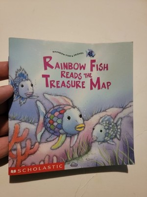Rainbow Fish Reads the Treasure Map Children Picture Book Scholastic