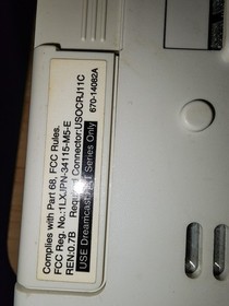 Sega Dreamcast HKT-3020 Console Only No Controllers Tested and Working